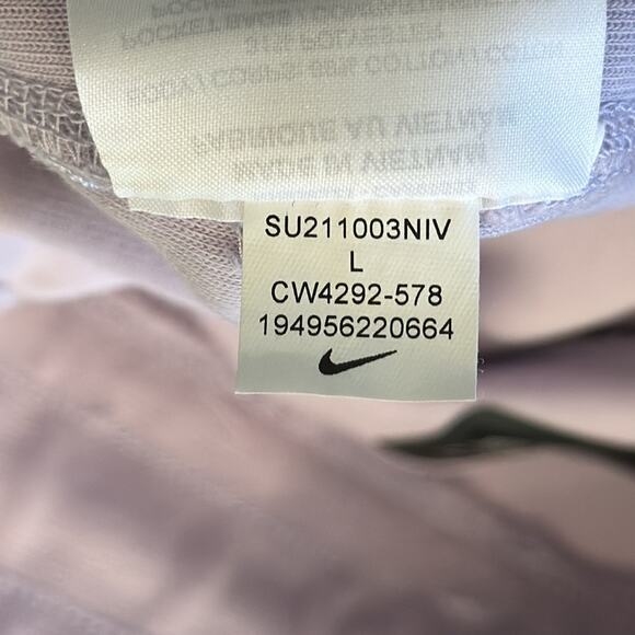Nike Women's Tech Fleece Pants Lavender Size L - Picture 9 of 10